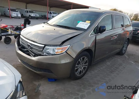 2013 Honda Odyssey Ex-L z USA, uszkodzony, nr VIN 5FNRL5H61DB049882